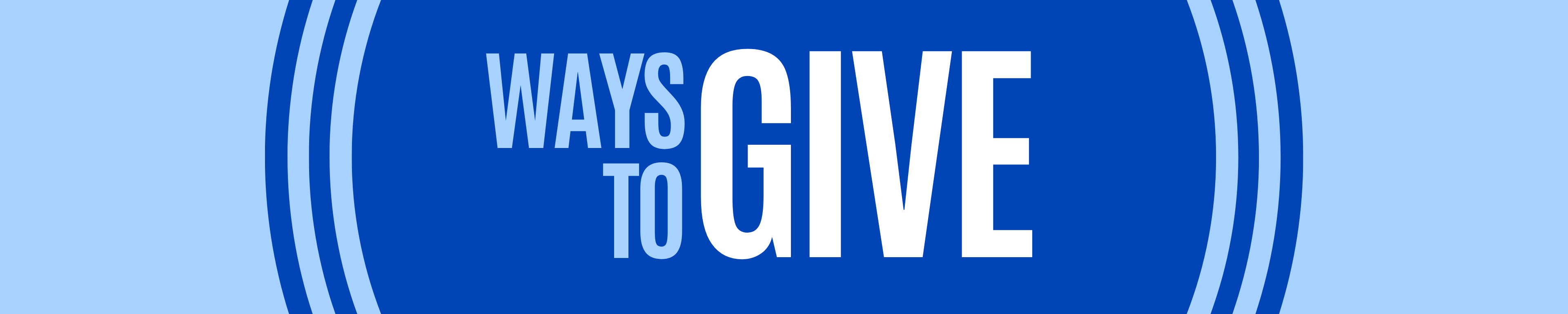 Ways to Give